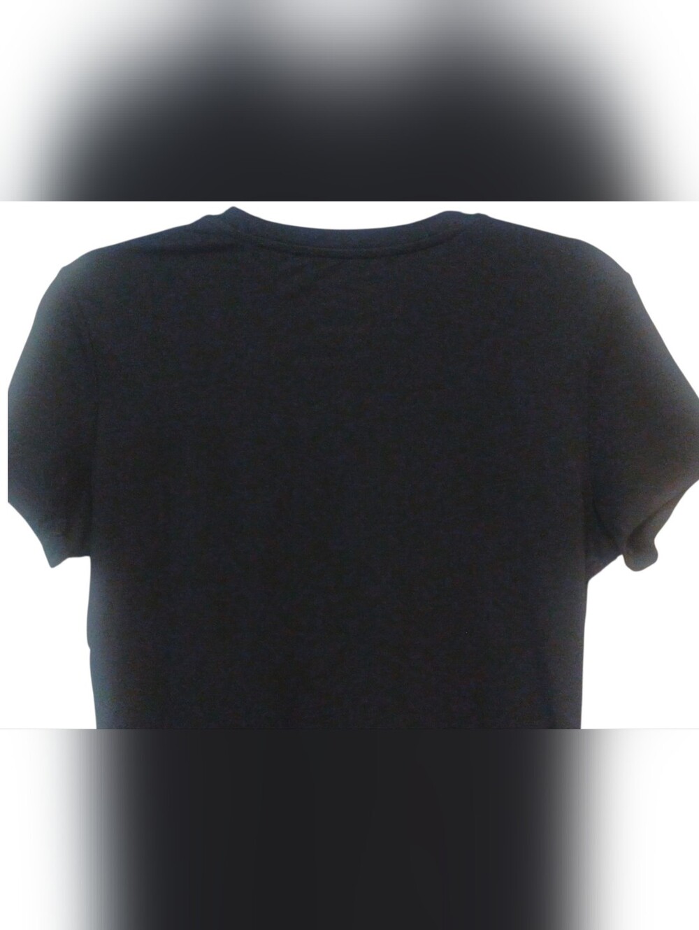 Access -Ladies Black Graphic Designed Short Sleeve Tee Shirt. Jesus across front - Picture 6 of 10